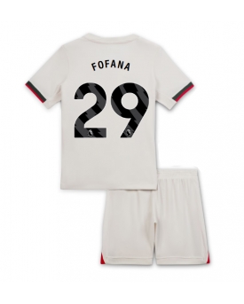 Chelsea Wesley Fofana #29 Maglia Gara Trasferta Repliche 2025-26 Bambino Maniche Corte Chelsea Wesley Fofana #29 Maglia Gara Trasferta Repliche 2025-26 Bambino Maniche Corte